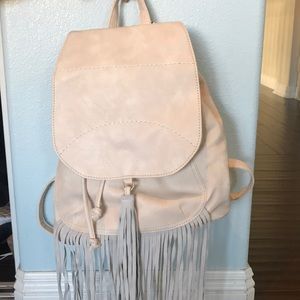 Brandy Melville fringe backpack